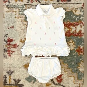 Ralph Lauren Ruffled Polo Dress and Bloomers